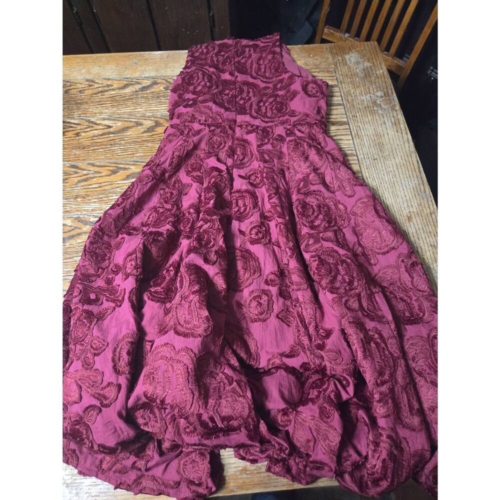 Tuckernuck Hyacinth House Ruby Textured Floral Melina Maxi Dress sz Small - Picture 5 of 5